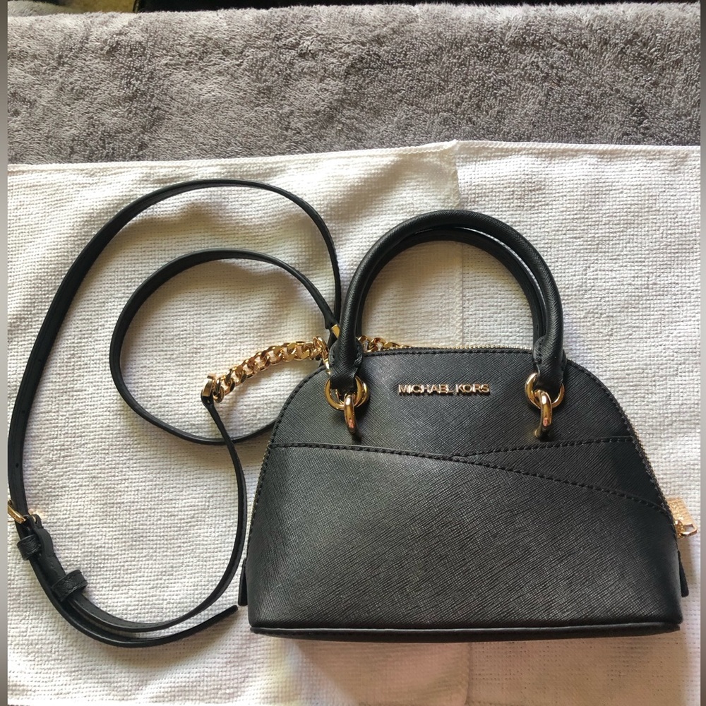 Black Michael Kors mini shoulder bag